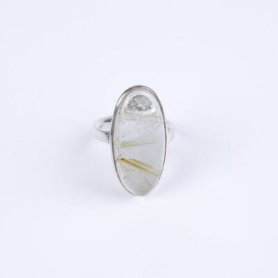 Ring Silber mit Rutilquarz