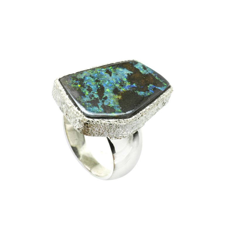 R-ST-052 | Ring mit Boulderopal aus 925 Silber
