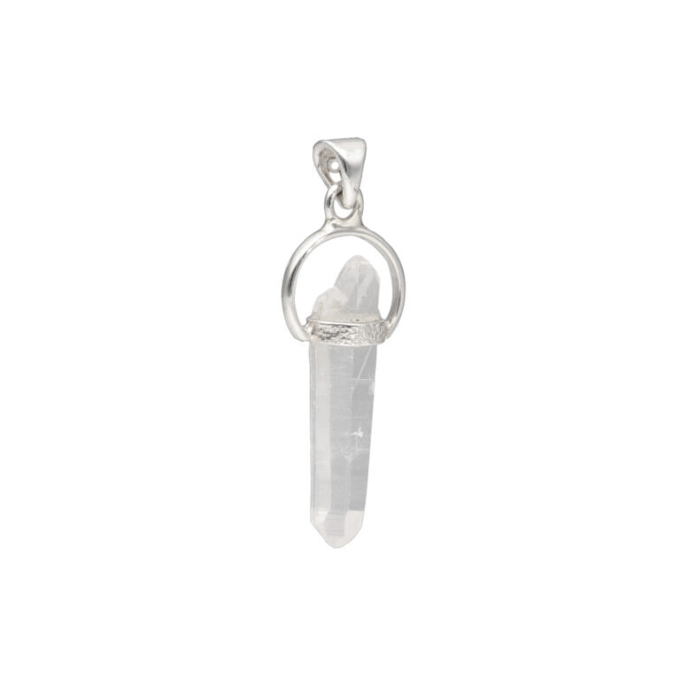 Pendant with crystal made of 925 silver