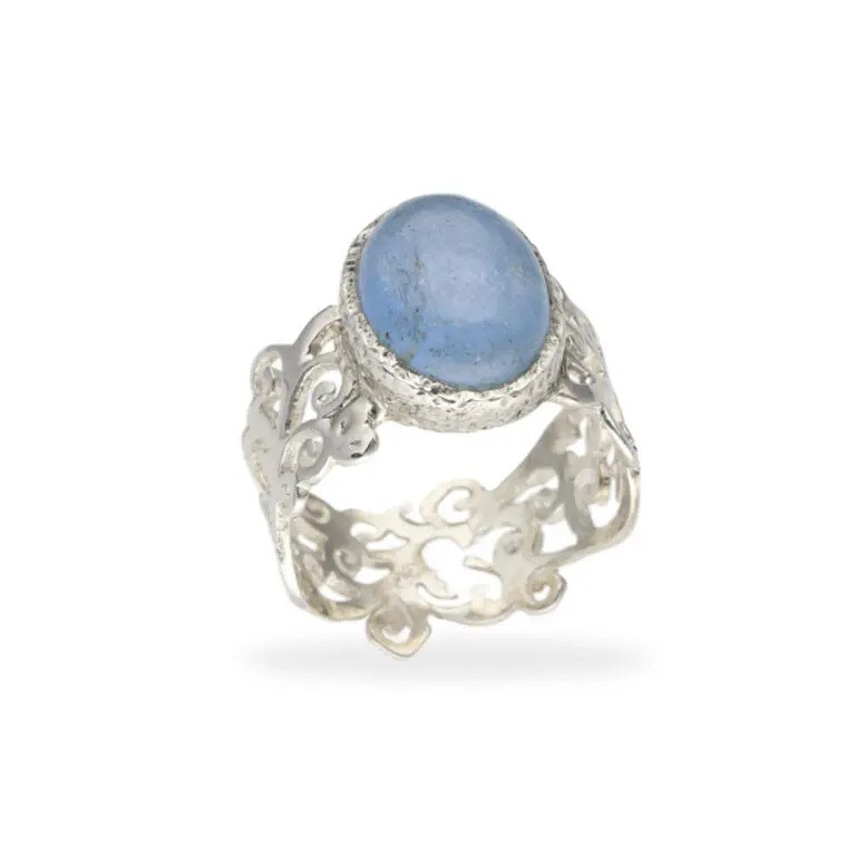 R-ST-098 | Ring mit Aquamarin aus 925 Silber