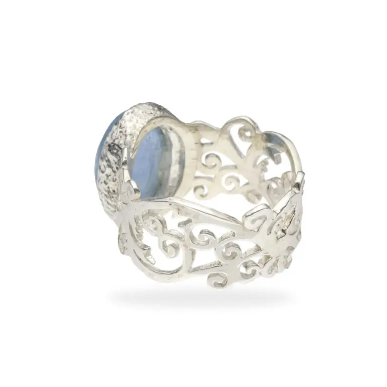 R-ST-098 | Ring mit Aquamarin aus 925 Silber – Bild 2