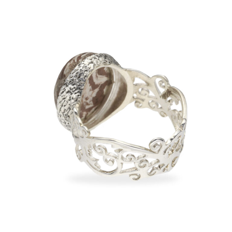 R-ST-099 | Ring with fire opal made of 925 silver. - Image 3