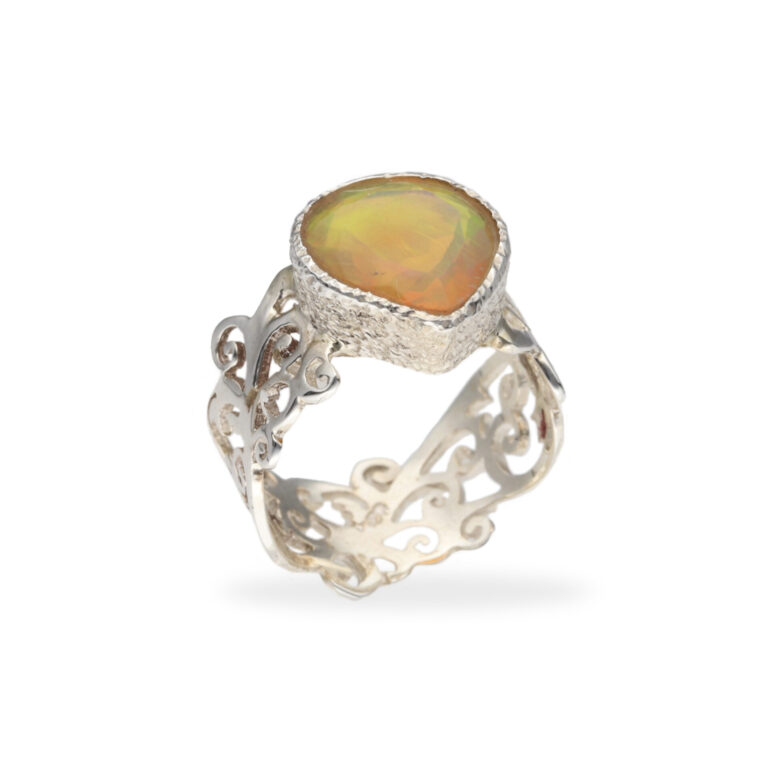 R-ST-100 | Ring mit Opal aus 925 Silber – Bild 3