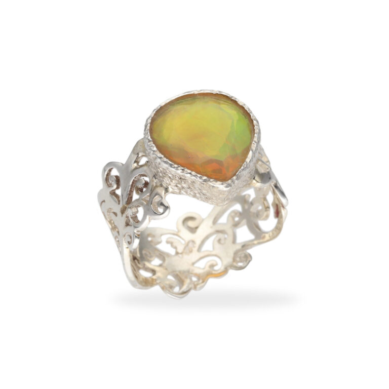 R-ST-100 | Ring mit Opal aus 925 Silber – Bild 2
