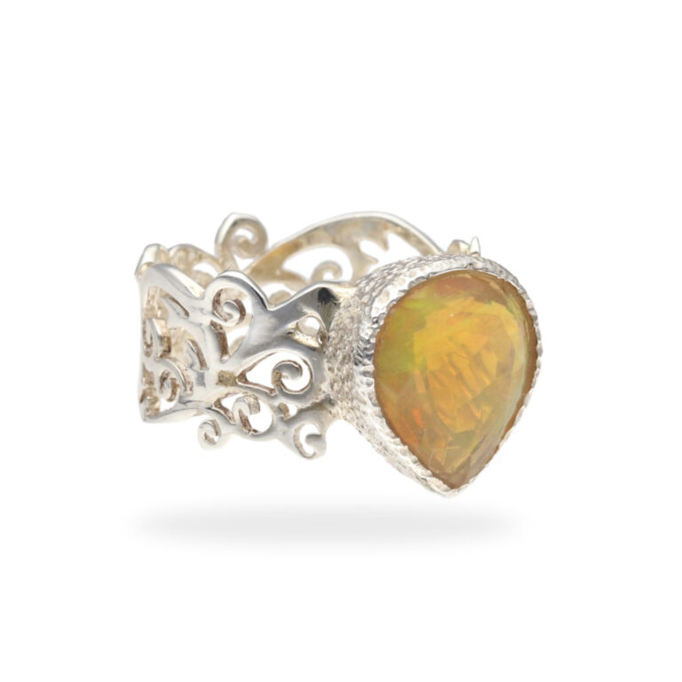 R-ST-100 | Ring mit Opal aus 925 Silber – Bild 5