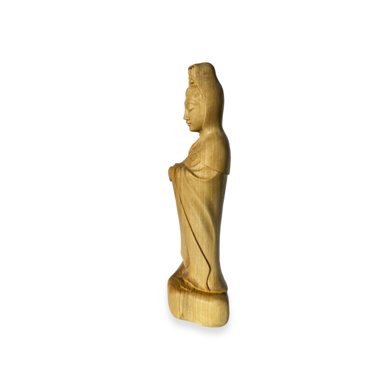 Guan Yin aus Krokodilholz – Bild 2