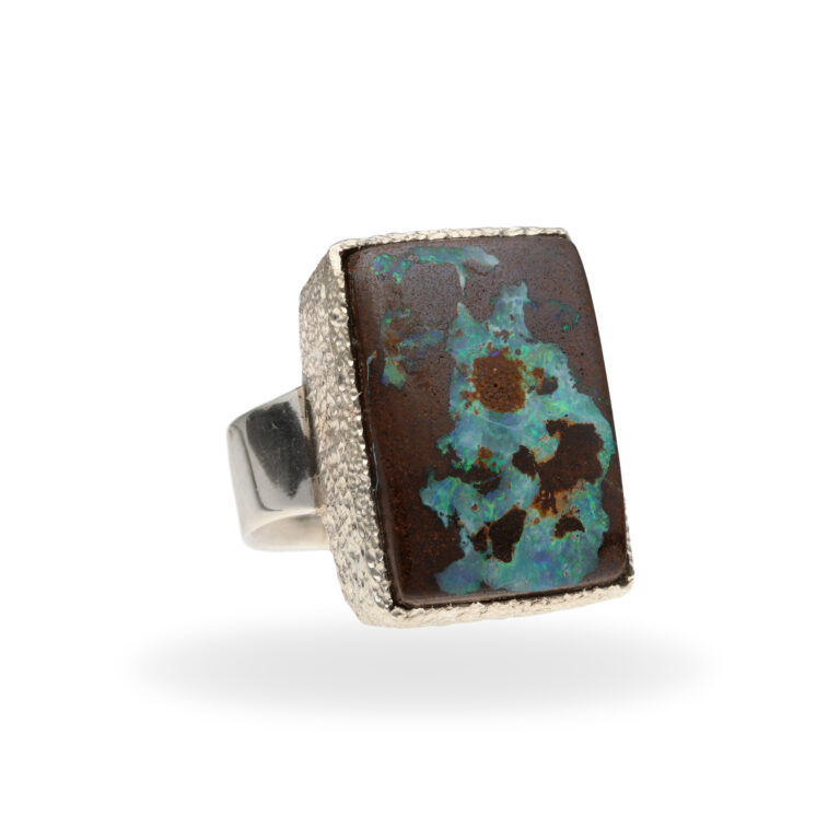 R-ST-147 | Ring with boulder opal made of 925 silver - Image 2