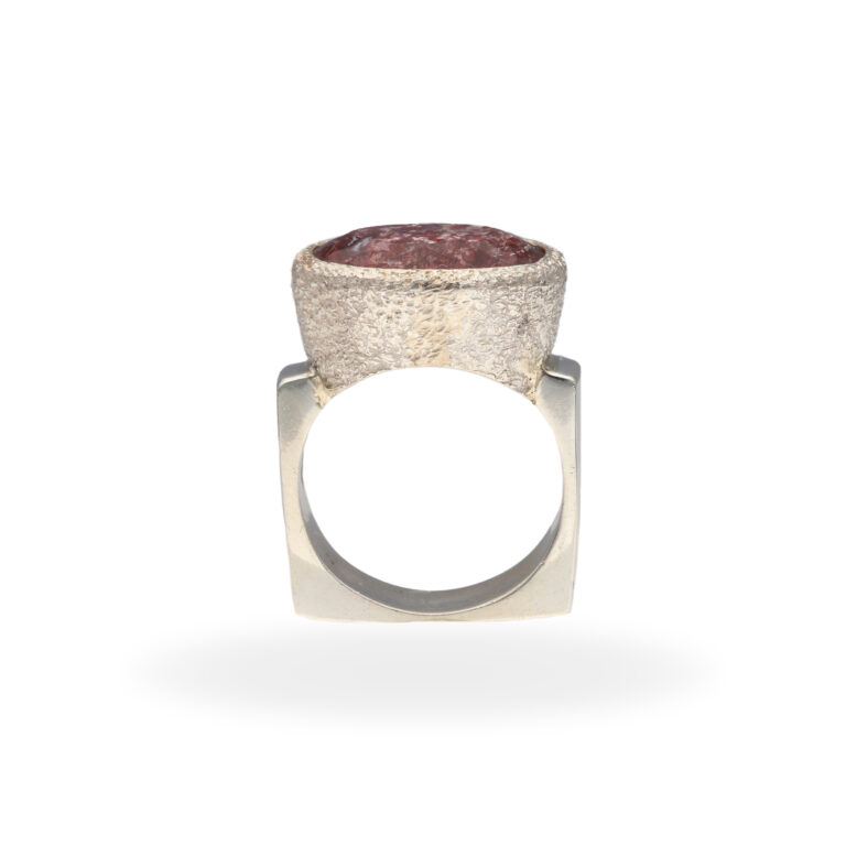 R-ST-152 | Ring mit Erdbeerquarz aus 925 Silber – Bild 3