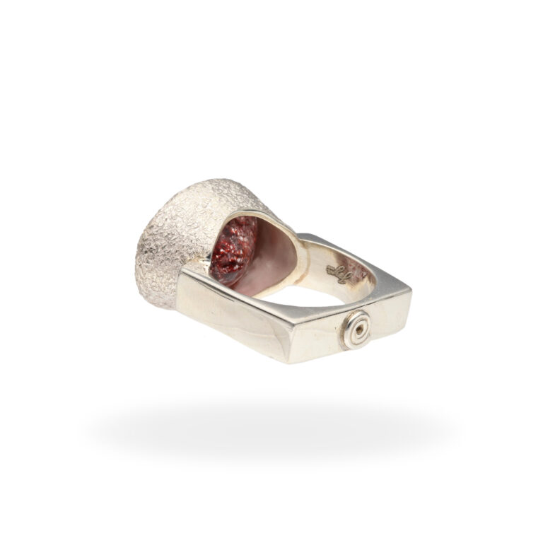 R-ST-152 | Ring mit Erdbeerquarz aus 925 Silber – Bild 4